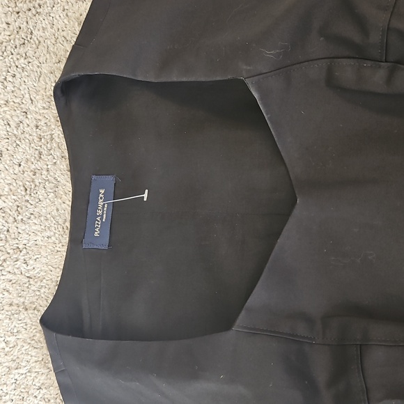 Nwt Piazza Sempione Black Midi Dress 40 - Picture 5 of 12